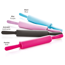 Load image into Gallery viewer, Pastry Rolling Pin - Silicone Dough Roller Pin With Handles ( 48 cm )