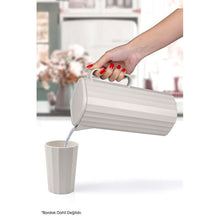Load image into Gallery viewer, Cups/Mugs/Jars/Jugs - Reusable Square shape Plastic Jug with lid cover - 125 X 165 X 250 mm