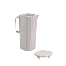 Load image into Gallery viewer, Cups/Mugs/Jars/Jugs - Reusable Square shape Plastic Jug with lid cover - 125 X 165 X 250 mm