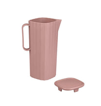 Load image into Gallery viewer, Cups/Mugs/Jars/Jugs - Reusable Square shape Plastic Jug with lid cover - 125 X 165 X 250 mm