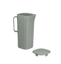 Load image into Gallery viewer, Cups/Mugs/Jars/Jugs - Reusable Square shape Plastic Jug with lid cover - 125 X 165 X 250 mm