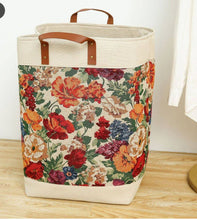 Load image into Gallery viewer, Laundry Bags - Big Laundry Bag with Handle with Leather handle