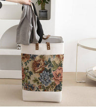 Load image into Gallery viewer, Laundry Bags - Big Laundry Bag with Handle with Leather handle