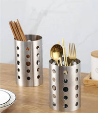 تحميل الصورة في عارض المعرض، حامل ملعقة بلاستيك - منظم أدوات المائدة - حامل أواني المطبخ