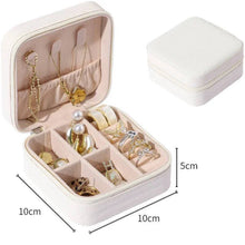Load image into Gallery viewer, Jewelry & accessories Box - Portable Multi-Layer Leather Travel case - Small