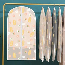 Load image into Gallery viewer, Dustproof Suits & Clothes Cover - Wardrobe Hanging Storage Bag (100 x 60 cm) hanging in a wardrobe, protecting garments from dust.