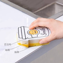 Load image into Gallery viewer, Cleaning Cloth/Sponge - Dishwashing Smile Sponges - Set of 4 Multi-Purpose Cleaning Sponges