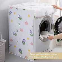 Load image into Gallery viewer, Washing Machine Cover - Washer/Dryer cover For Front-loading Machine Waterproof Dust-proof Thicker with Roll Edge