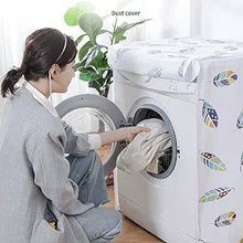 Load image into Gallery viewer, Washing Machine Cover - Washer/Dryer cover For Front-loading Machine Waterproof Dust-proof Thicker with Roll Edge