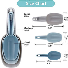 Load image into Gallery viewer, Measuring Shovels Food Set - Multi-Purpose Set of 3 Spoons (50, 100 & 150 ml.)