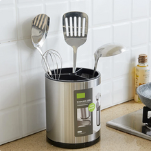 Load image into Gallery viewer, Cutlery Holder - Stainless Steel Cutlery Organizer - Round Shaped
