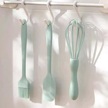 تحميل الصورة في عارض المعرض، Spatulas/Utensils - Mini Non stick Silicone heat resistent Kitchen Set of 3 ( Oil Spreader - Whisk - Pastry Spreader )