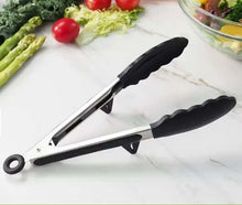 تحميل الصورة في عارض المعرض، Tong / Grabber - Silicone Serving & Cooking Locking Tong With Built-in Stands