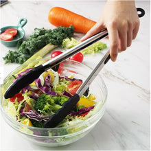 Load image into Gallery viewer, Tong / Grabber - Silicone Serving & Cooking Locking Tong With Built-in Stands