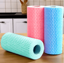 تحميل الصورة في عارض المعرض، Cleaning Cloth/Sponge - Cleaning Cloth Roll – 50 Pcs Multipurpose & Disposable Cloth | 20 x 30 cm