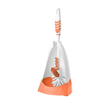 Load image into Gallery viewer, Toilet Brush and Holder - Toilet Handle With 3 Brushes & Holder