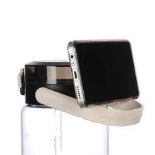 Load image into Gallery viewer, Bottles - Plastic Water Bottle - 1500 ml. Water Bottle with Airtight Lid & Handle and smartphone holder.