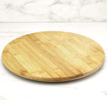 Load image into Gallery viewer, Wooden Rotating Tray - 360° Rotating Bamboo Tray (35.0 cm)