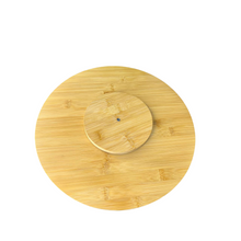 Load image into Gallery viewer, Wooden Rotating Tray - 360° Rotating Bamboo Tray (35.0 cm)
