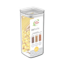 Load image into Gallery viewer, Food Storage Containers Set - Acrylic Sealed/Airtight Square Food Jars Chef box - 2100 ml.