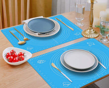 Load image into Gallery viewer, Pastry Silicone Baking Mat sheet with Scale - Size 43.0 cm x 35.0 cm