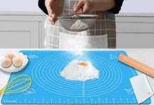 Load image into Gallery viewer, Pastry Silicone Baking Mat sheet with Scale - Size 43.0 cm x 35.0 cm