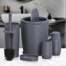 تحميل الصورة في عارض المعرض، طقم اكسسوارات الحمام ، طقم حمام ديكور 5 قطع (Elegance) - مجموعة Ocean home - إطار صلب