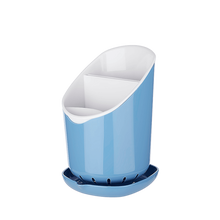 Load image into Gallery viewer, Modular Plastic Cutlery Drainer & Utensil Holder with Water Reservoir 3-in-1