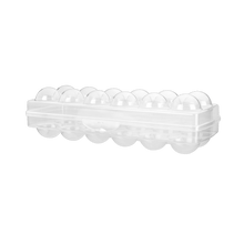Load image into Gallery viewer, Egg Storage Tray for Refrigerator (12-Egg Capacity)| Crystal-Clear Stackable Egg Holder
