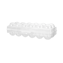 تحميل الصورة في عارض المعرض، 12-Egg Refrigerator Tray | Stackable Clear Egg Holder