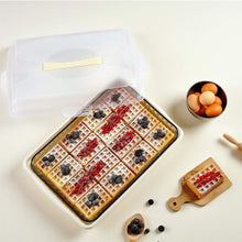 Load image into Gallery viewer, Food/Cake Holder - Rectanguler Portable Pasta / Pastery Carrier - Cake Box Comes With Handle