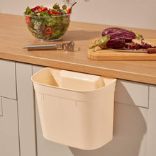 Load image into Gallery viewer, Hanging Bin Over Door Wrap Organizer for Cabinet with Soft-grip Hook - Dark Grey