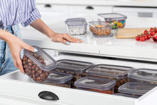 Load image into Gallery viewer, Food Storage Containers Set with Plastic Lid (3 Pcs - 1,200 ml., 670 ml., 400 ml.)