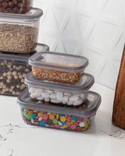 Load image into Gallery viewer, Food Storage Containers Set with Plastic Lid (3 Pcs - 1,200 ml., 670 ml., 400 ml.)