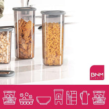 Load image into Gallery viewer, Food Storage Containers Set with Silicone Lid Square ( 1200 ml.)