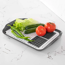 Load image into Gallery viewer, Colanders - 3 in 1 Draining Tray for Dishes, Fruits and Vegetables