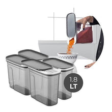 Load image into Gallery viewer, Food Storage Container with Sliding Lid (1.8 Lt.)