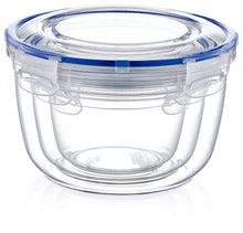 تحميل الصورة في عارض المعرض، Food Storage Containers (Set of 3 - 625, 1200 & 2100 ml.) - Sealed High Round Storage