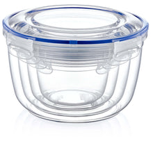 تحميل الصورة في عارض المعرض، Food Storage Containers (Set of 4 - 625, 1200, 2100 & 3400 ml.) - Sealed High Round Storage