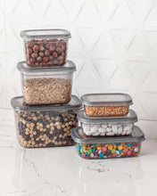 تحميل الصورة في عارض المعرض، Food Storage Containers Set with Plastic Lid (3 Pcs - 2,300 ml., 1,300 ml., 800 ml.)