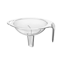 Load image into Gallery viewer, Plastic Funnel with Handle - Handled Funnel - Small Size Funnel - Oval Shape 14.0x8.5 cm