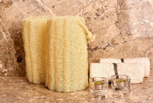 Load image into Gallery viewer, 1 Pc Bath Sponges/Loofahs - Egyptian Natural Loofah - Single - 100% Natural - 15cm X 20cm