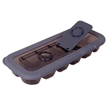 Load image into Gallery viewer, Ice Cube Tray (Lid with Silicone Frame) - Covered Ice Cube Tray with Removable Cover
