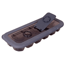 Load image into Gallery viewer, Ice Cube Tray (Lid with Silicone Frame) - Covered Ice Cube Tray with Removable Cover
