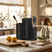 تحميل الصورة في عارض المعرض، Multifunction Utensil Organizer - 3-in-1 Kitchen Utensil Holder Set - Utensil Holder for Countertop