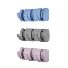Load image into Gallery viewer, Plastic Self Adhesive Hook Rack/Organizer for Kitchen Or Bathroom - 3 Hooks