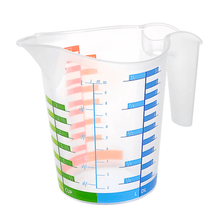 Load image into Gallery viewer, Measuring Cups & Spoons - Plastic Measuring Container With Angled Grip and Spout - 1000 ml./17 oz.34 oz