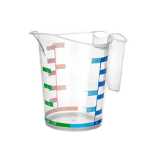 Load image into Gallery viewer, Measuring Cups & Spoons - Plastic Measuring Container With Angled Grip and Spout - 500 ml./17 oz.