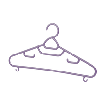 Load image into Gallery viewer, Plastic Clothes Hangers (6 Pcs) - 6 Plastic Non Slip Clothes Hangers for Suits, Coats, Dress, Shirts - Mimosa Hanger