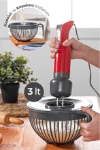 Load image into Gallery viewer, Mixing Bowl With Lid - Multi-Purpose Mixer Bowl (3.0 Lt.) - Mixing Bowl for Hand Mixers